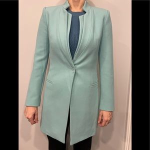Zara light weight coat jacket blazer one button